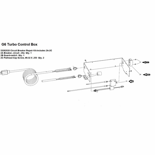 GREENLEE 07412  CIRCUIT BREAKER REPAIR KIT (G6)  783310074120/52082020