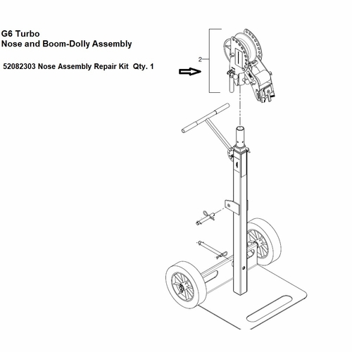 Greenlee 07532  Nose Assy Unit Repair Kit (G6) 783310075325/52082303