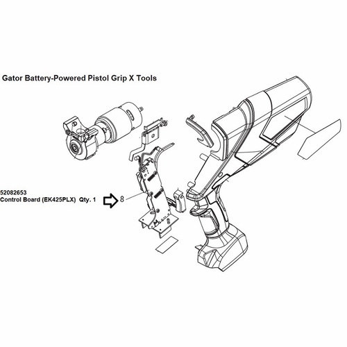 Greenlee 07738  Control Board, P16P1Gl-D-394-00  783310077381/52082653