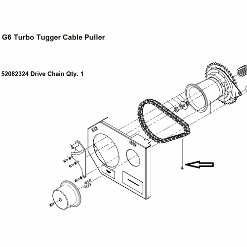 Greenlee 07767  Chain Drive Kit (G6) 783310077671/52082324