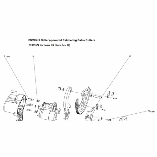 GREENLEE 08018 HARDWARE KIT 783310080183/52083572