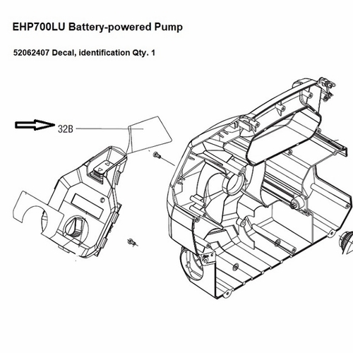 Greenlee 08214  Decal, Identification (Ehp700Lgu)  783310082149/52062407