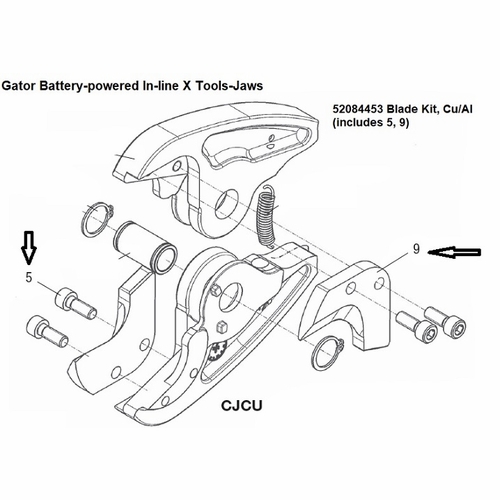 Greenlee 08269  Blade Kit, Cu Cutting  783310082699/52084453