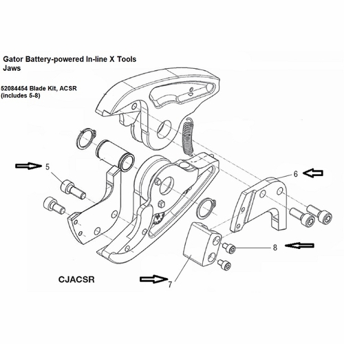 Greenlee 08270  Blade Kit, Acsr Cutting  783310082705/52084454