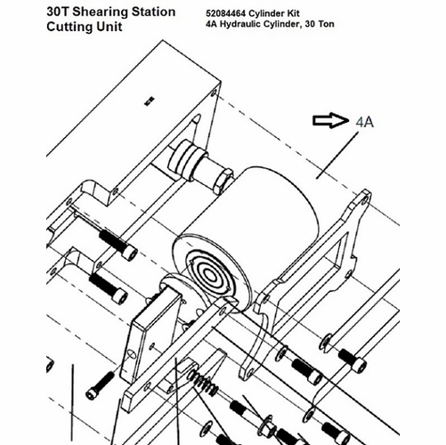 Greenlee 08276  Cylinder Kit 783310082767/52084464