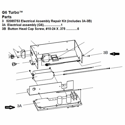 Greenlee  08697G Elect Assy Repair Kit (G6 Ul) 52085753 / 783310086970