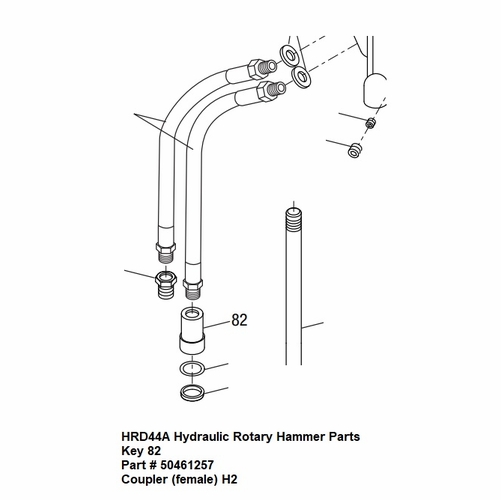 Greenlee 10145 Coupler Female H2  50461257/ 783310101451