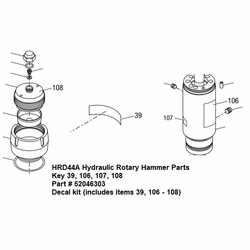 GREENLEE 10147 DECAL KIT (HRD44A) H2  52046303/783310101475