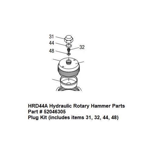 GREENLEE 10149 PLUG KIT (HRD44A) H2 / 52046305/783310101499