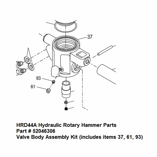 Greenlee 10150 Valve Body Assembly (Hrd44A) H2 / 52046306/783310101505