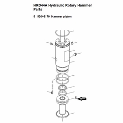 Greenlee  10382 Hammer,Piston (Hrd44A) 52046170 / 783310103820