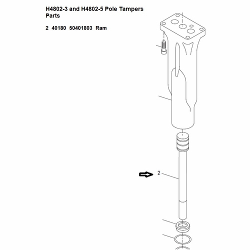 GREENLEE  104367K2 RAM (H4802-3 and H4802-5) 50401803 / 783310401803