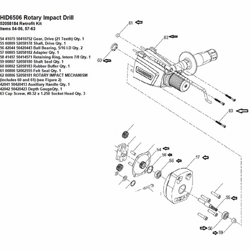 Greenlee  1079 Retro Fit Kit (Hid6506) 52058184 / 783310010791