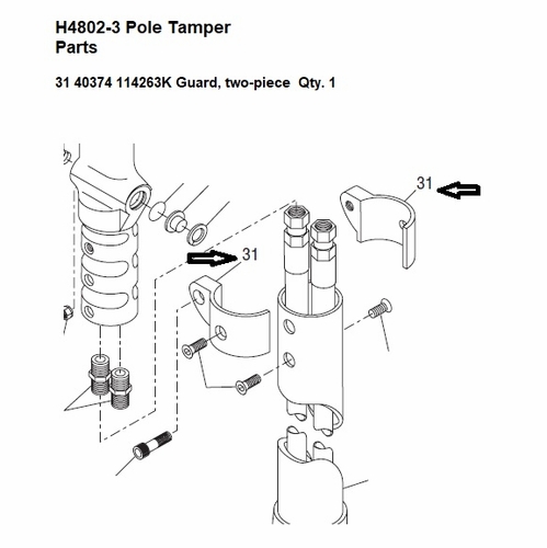 Greenlee  114263K Guard-(H4802-3) 50403742 / 783310403746