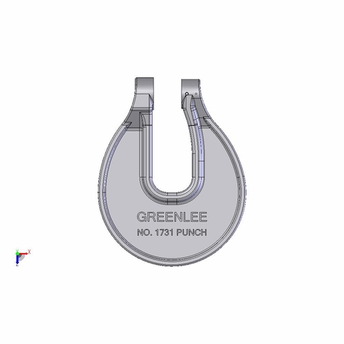 Greenlee 12079 C Ft Frame-Punch (1731-M3) 50120794/783310120797