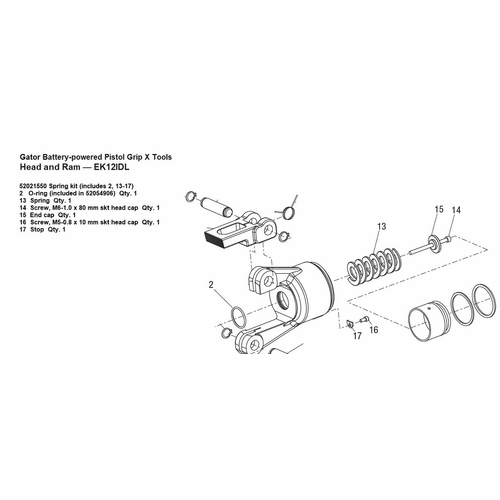 GREENLEE 12IDHKIT SPRING KIT (EK12ID, CK12ID)  783310079347/52021550