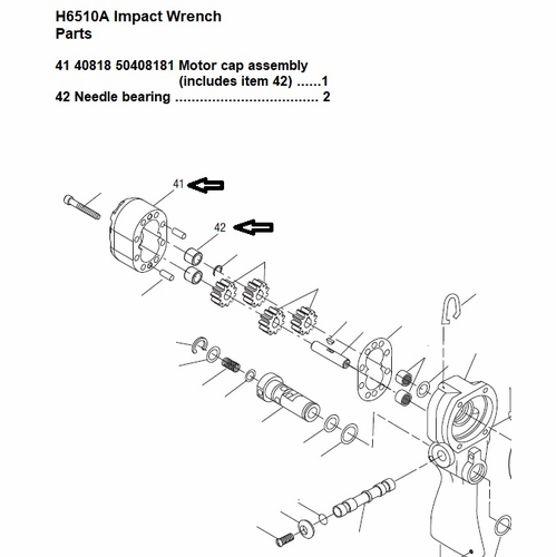 Greenlee  133424 Motor Cap Assembly (Hu6976A) 50408181 / 783310408185
