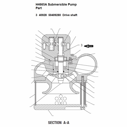Greenlee  136185 Driveshaft,Water Pmp (H4665-A) 50409280 / 783310409281