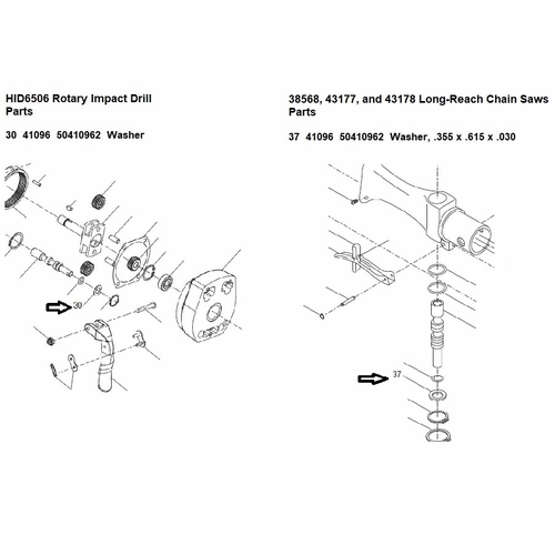 Greenlee  138313 Washer (.355X.615X.030) 50410962 / 783310410966
