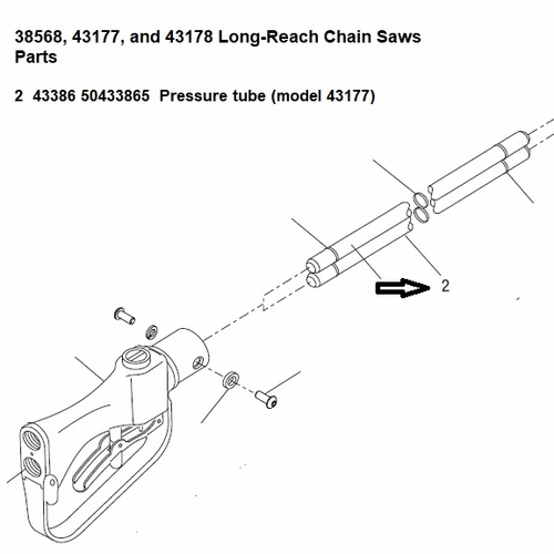 GREENLEE  170143 TUBE, PRESSURE (43177) 50433865 / 783310433866