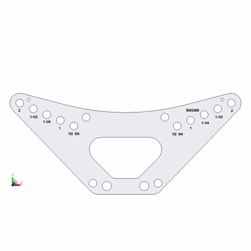 GREENLEE 2326AA PLATE-CROSS FRAME (880) 50033689/783310033684