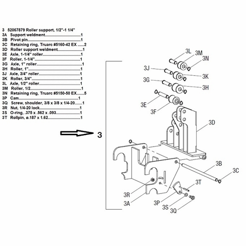 Greenlee 2865 Support Unit Replacement Pvc (854Dx) 783310028659 /52067879