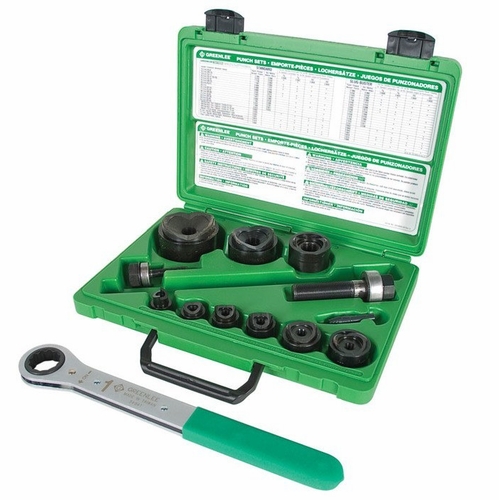 Greenlee 36687 Punch Set-Std Pg9-Pg48 50366874/783310366874