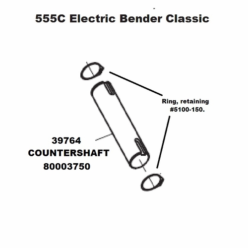 GREENLEE 39764 COUNTERSHAFT (555-M8) 50397648/783310397649