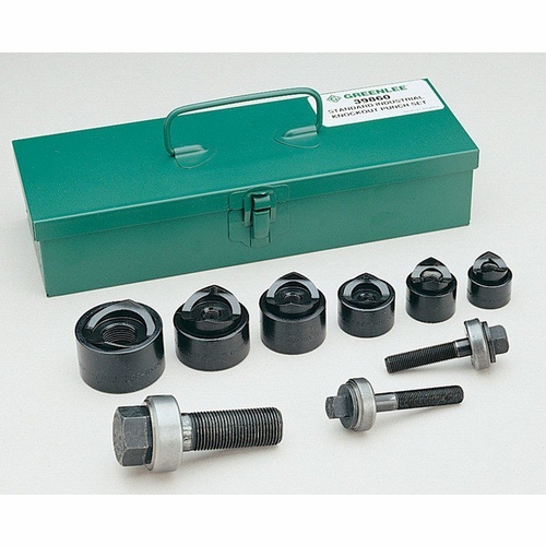 GREENLEE 39860 INDUSTRIAL STANDARD PUNCH KIT 50398601/783310398608