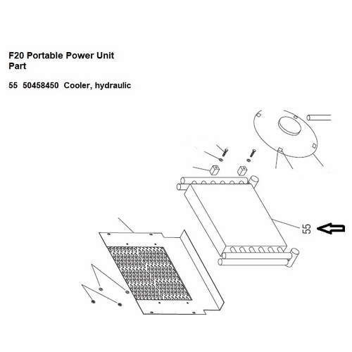 Greenlee 429 Cooler Hydraulic (F20) 50458450 / 783310004295