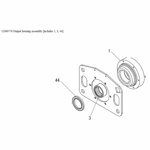 GREENLEE 452 OUTPUT HOUSING ASSEMBLY  783310004523 /52060770