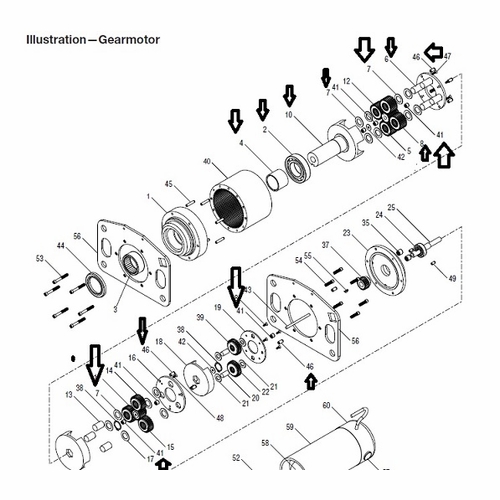 Greenlee 453 Output Shaft Assembly  783310004530 /52060851