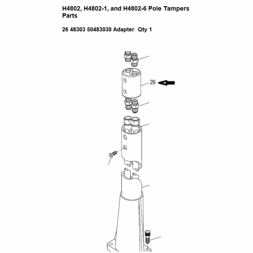 Greenlee  48303 Adapter 50483030 / 783310483038