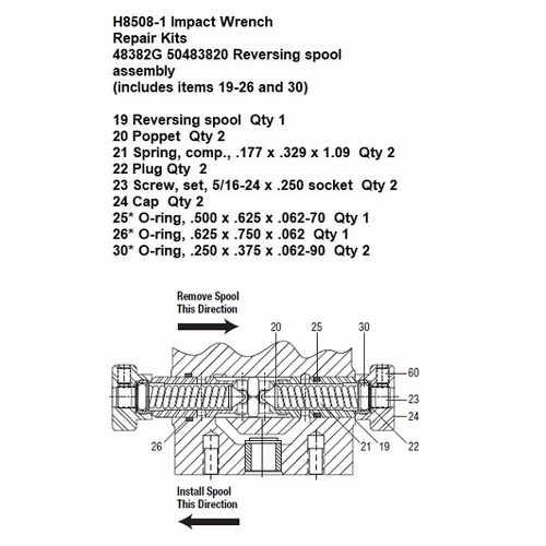 Greenlee  48382G Spool Assy,  Reversing 50483820 / 783310483823