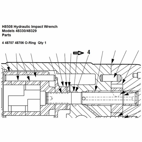 Greenlee  48706 O-Ring-.489X.629X070 80D 50487060 / 783310487067