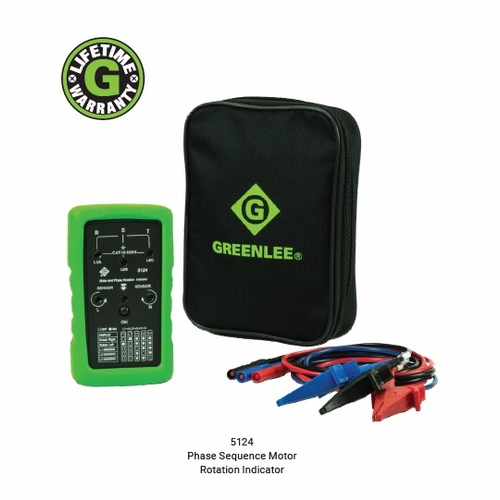 Greenlee  5124 Indicator, Phase Seq/Motor Rot 52086261 / 783310088752
