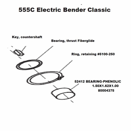 Greenlee 52412 Bearing-Phenolic 1.50X1.62X1.00 90524128/783310524120