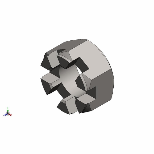 Greenlee 53894 Nut Slotted Hex (1/2-20) 90538943/783310538943