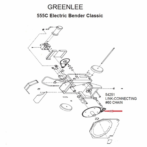 Greenlee 54251 Link-Connecting  No 60 Chain 90542517/783310542513
