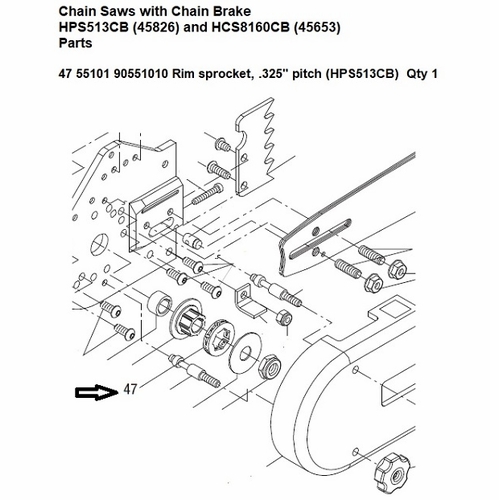 Greenlee 55101 Sprocket-325P(.759X1.245X.240) 90551010 / 783310551010