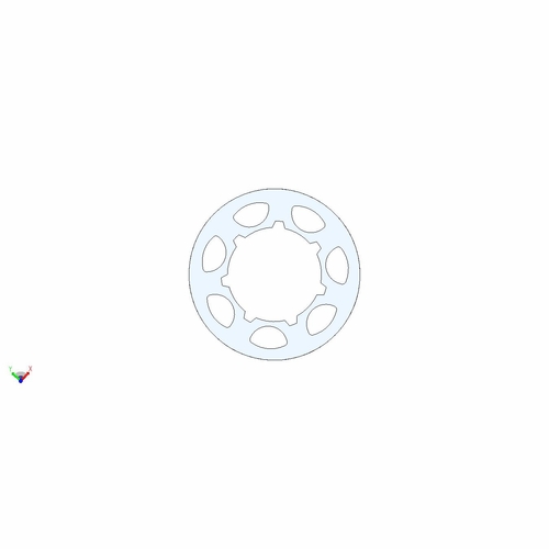 Greenlee 55103 Sprocket-.375P Rim .759X1.382X.276 H2 / 90551036 / 783310551034