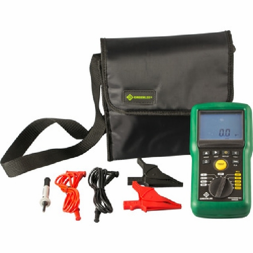 GREENLEE 5882A MEGOHMMETER, 1KV DIG/ANA LITE ALARM 783310071549/52081119