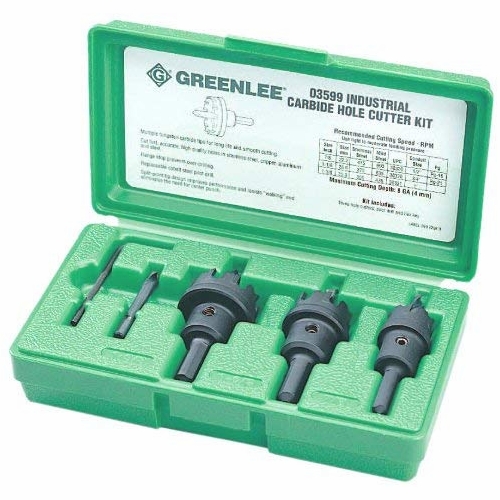 Greenlee 635 Cutter Kit Hole-Carbide 50035991/783310035992