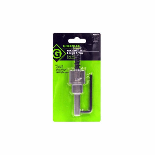 Greenlee 645-022 Arbor Carbide Cutter Shank (1/2 Inch ) 50057537/783310057536