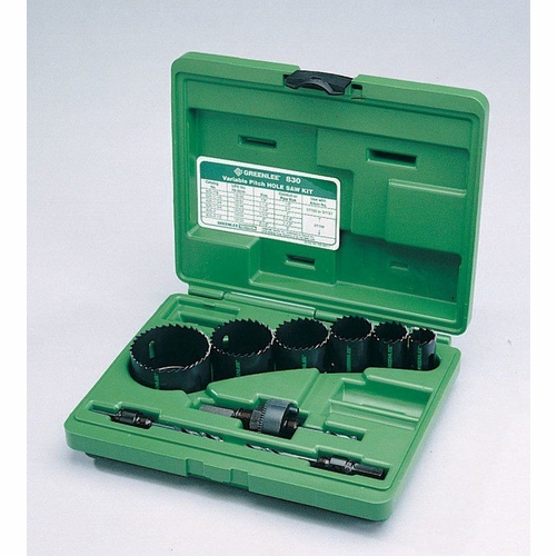 Greenlee 830 Holesaw Kit (830) 50191926/783310191926