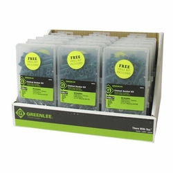 Greenlee 84012 Anchor Kit Conical ( No 10X1 84012) 51840120/783310840121