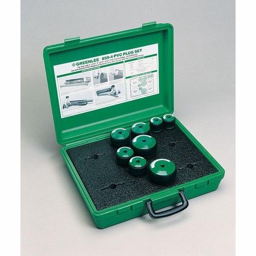 GREENLEE 859-4 PLUG SET-2 INCH -4 INCH PVC (859-4) 50357409/783310357407