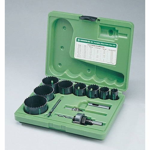 GREENLEE 891 HOLESAW KIT-ELECTRICIAN/PLUMBER(891 50034804/783310034803