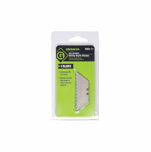 GREENLEE 9952-11 BLADE REPLACE UTILITY-5 PACK 52024802/783310563013