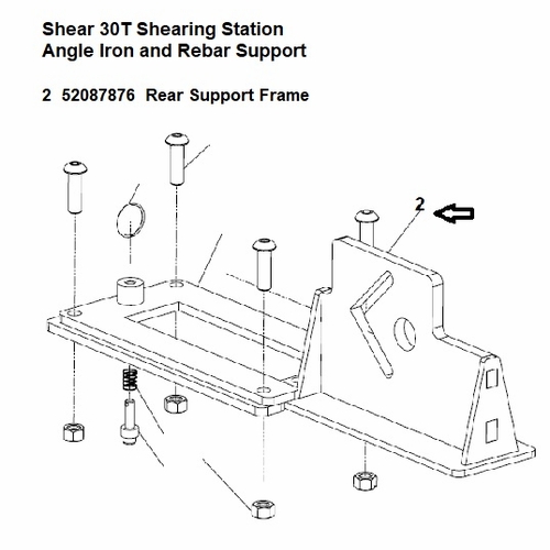 GREENLEE  AR-KIT SUPPORT FRAME REPLACEMENT KIT 30T  52087876 / 783310048244